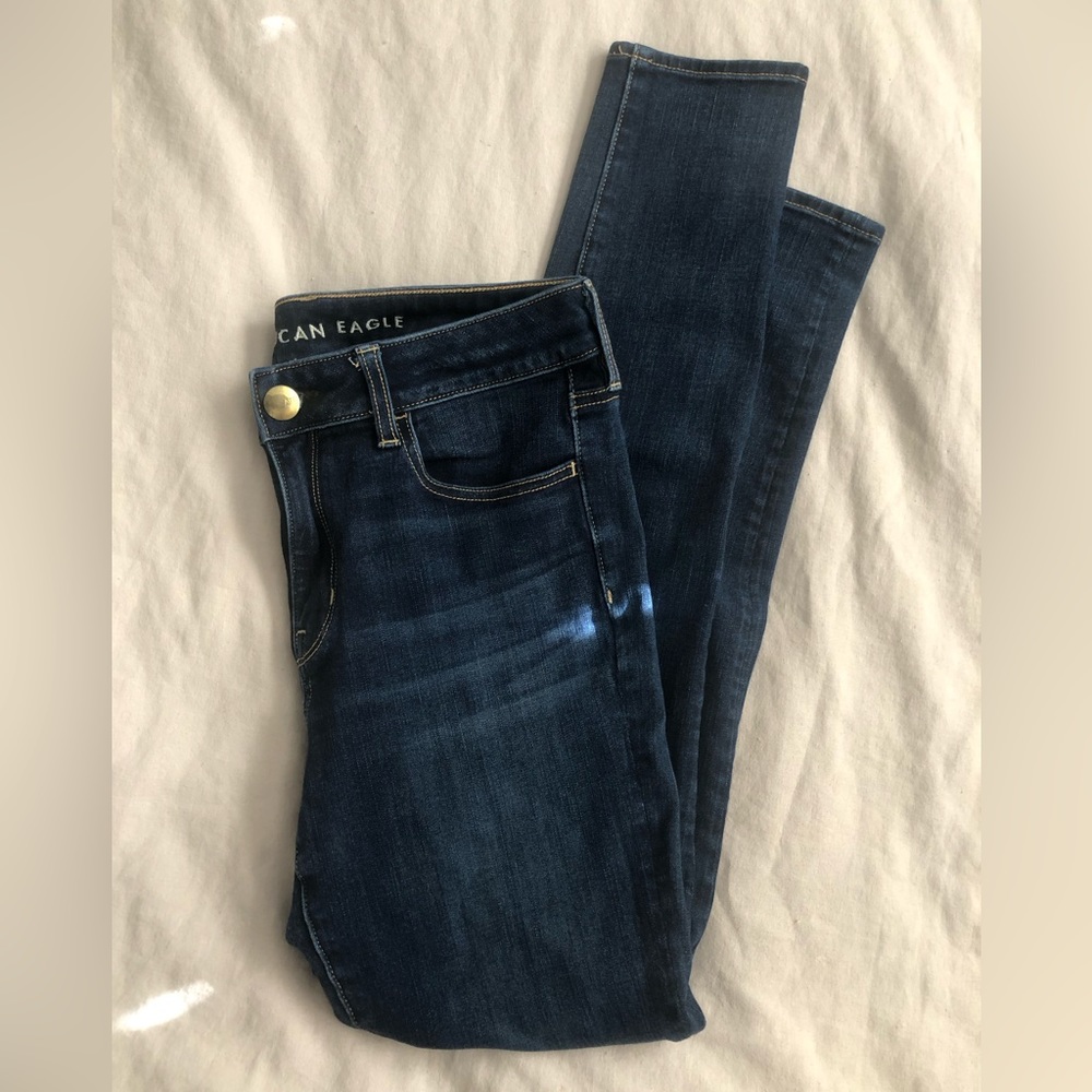 American Eagle high waisted jeggings- size 8